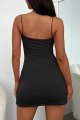 Sexy Bodycon Dresses Summer Spaghetti Strap Backless Short Tight Dress